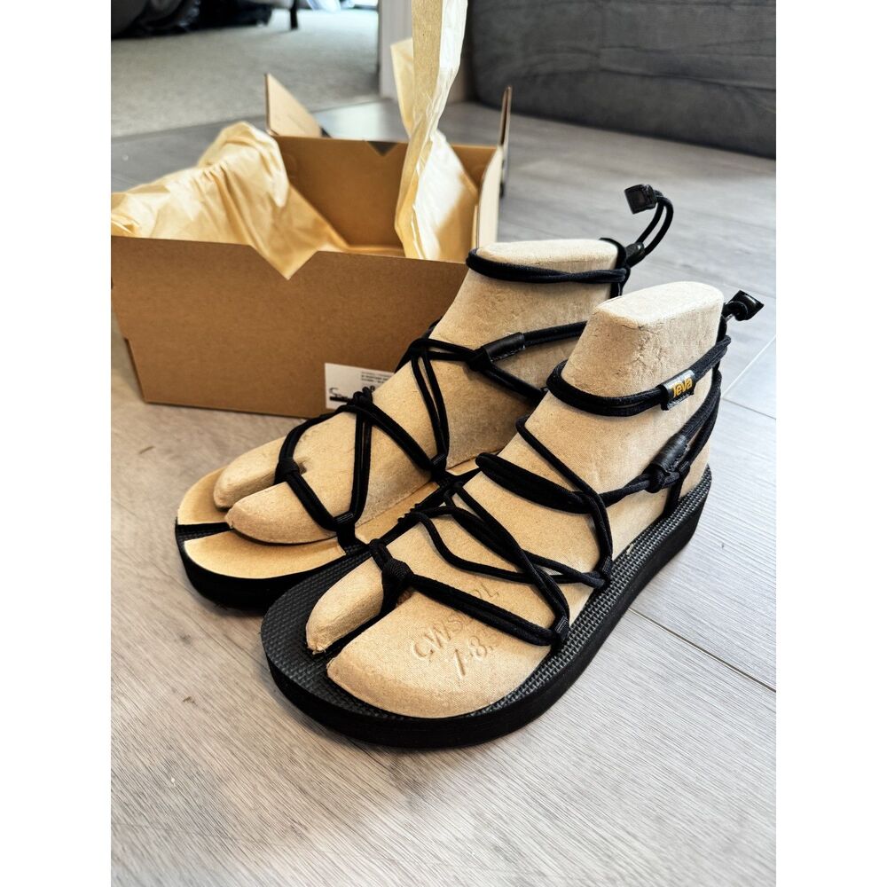 TEVA Women's Midform Infinity Sandal, Black NEW, US Sz 8